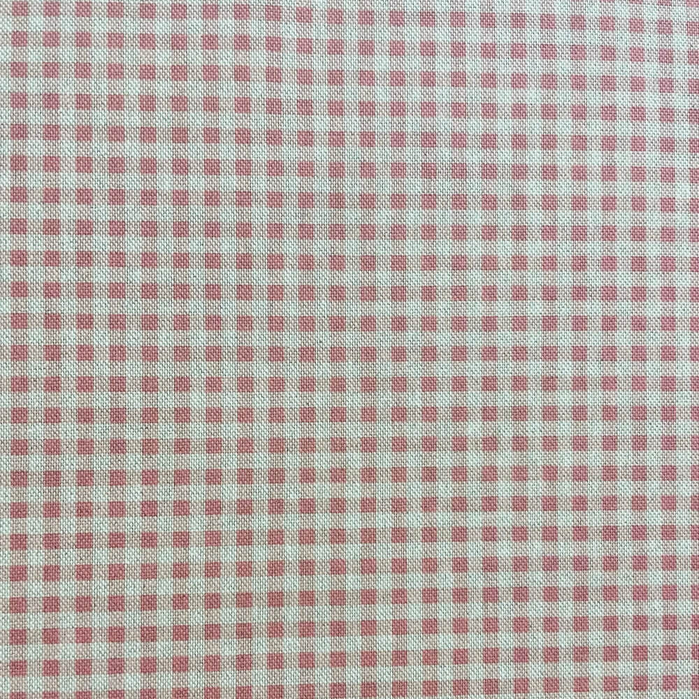 1 Pink Gingham Fabric