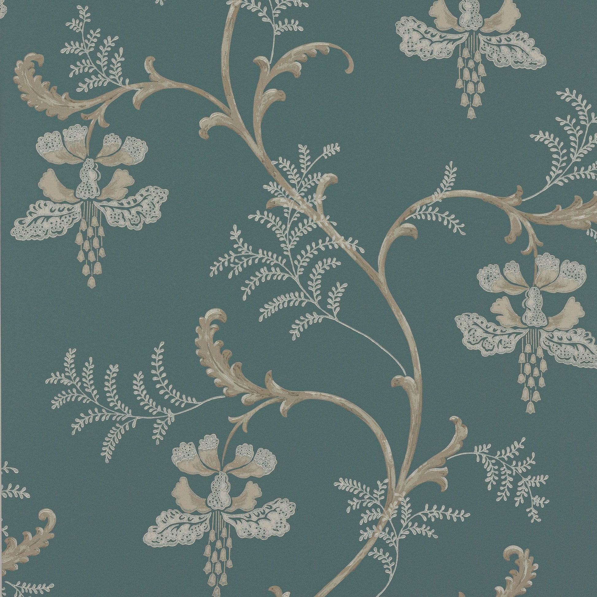 Bellflower Wallpaper - Blue - Colefax & Fowler