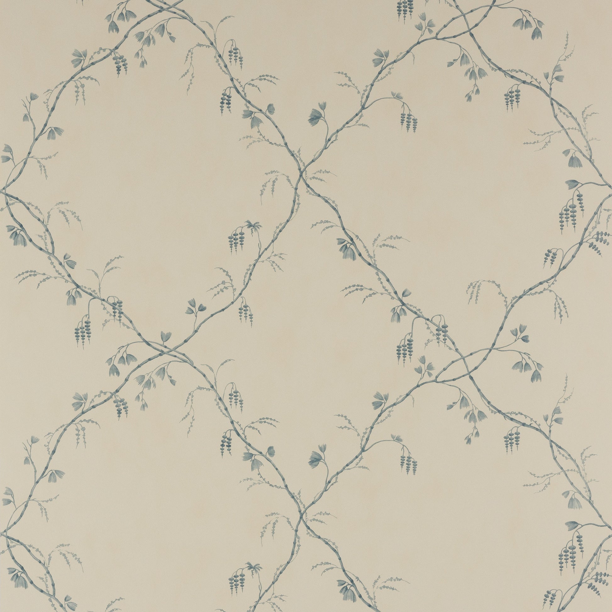 Roussillon Wallpaper - Blue - Colefax & Fowler