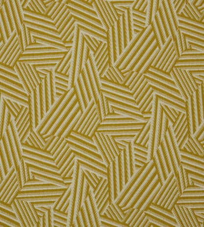 Shadow Stripe Weave Fabric - Gold