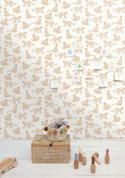 Lea Room Wallpaper - White