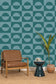 Etendu Room Wallpaper - Blue