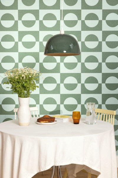 Etendu Room Wallpaper - Green