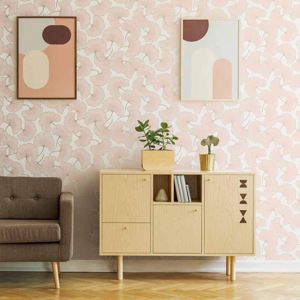 Begonia Wallpaper - Pink - Boutique Luxury