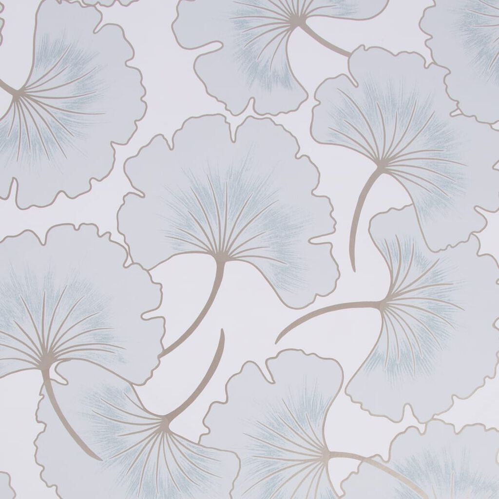 Begonia Wallpaper - Blue - Boutique Luxury