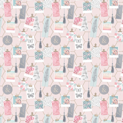 Clip Frames Wallpaper - Pink