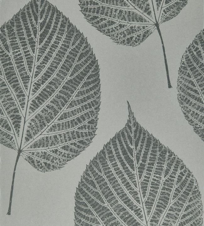 Leaf Wallpaper - Gray