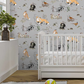 Woodlands Wallpaper - Grey - Petronella Hall