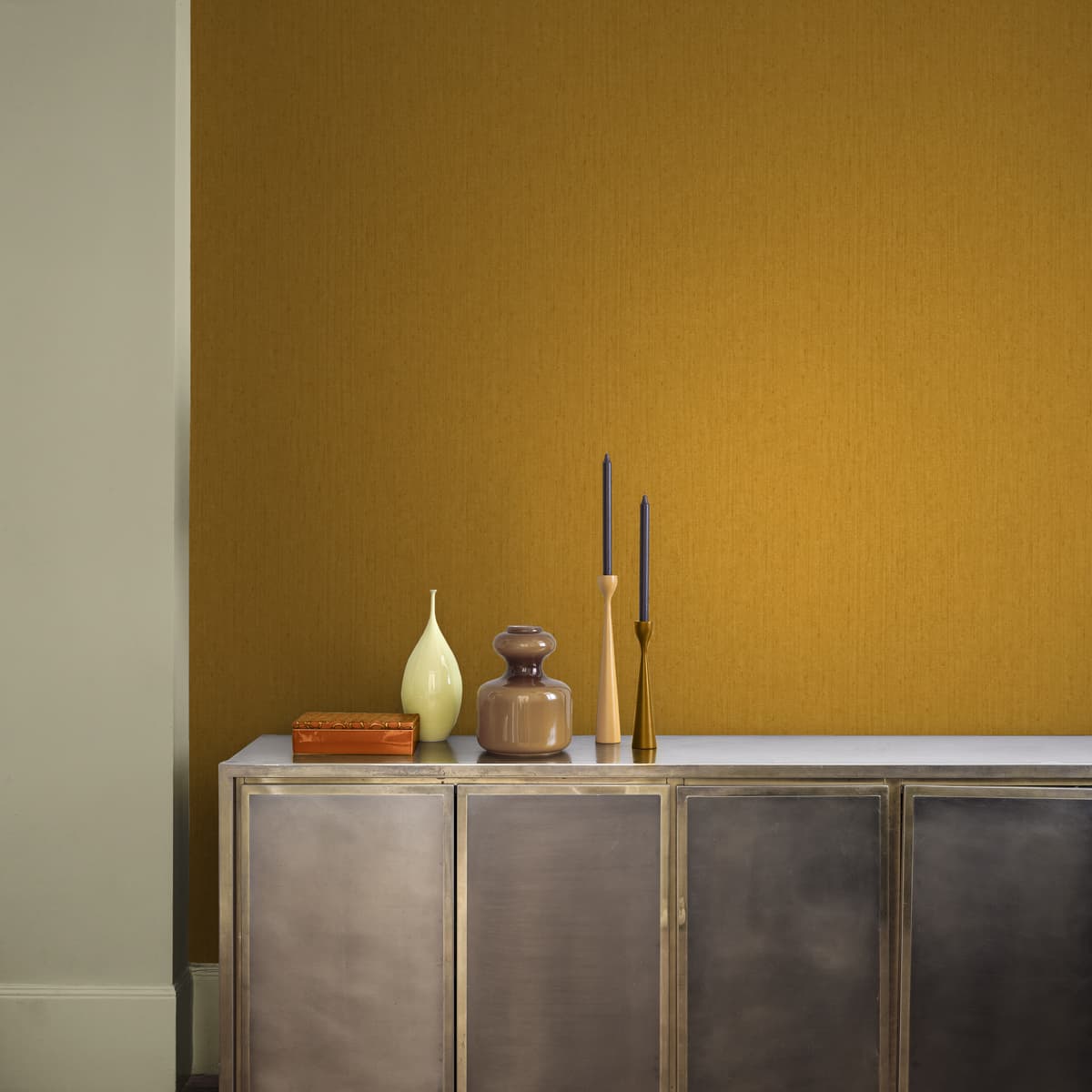 Tisbury Wallpaper - Yellow - Clarissa Hulse