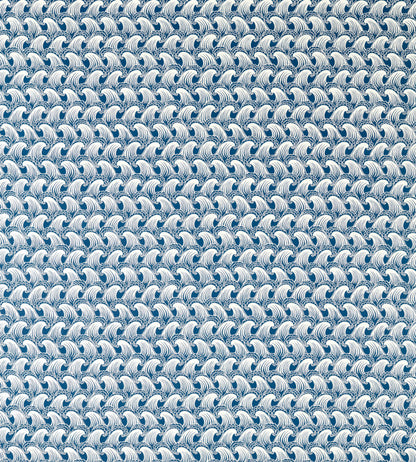 Ride The Wave Fabric - Denim