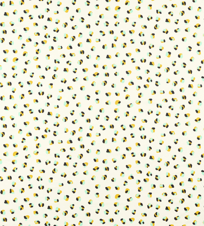 Leopard Dots Fabric - Pebble / Sage