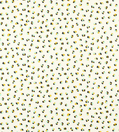 Leopard Dots Fabric - Pebble / Sage