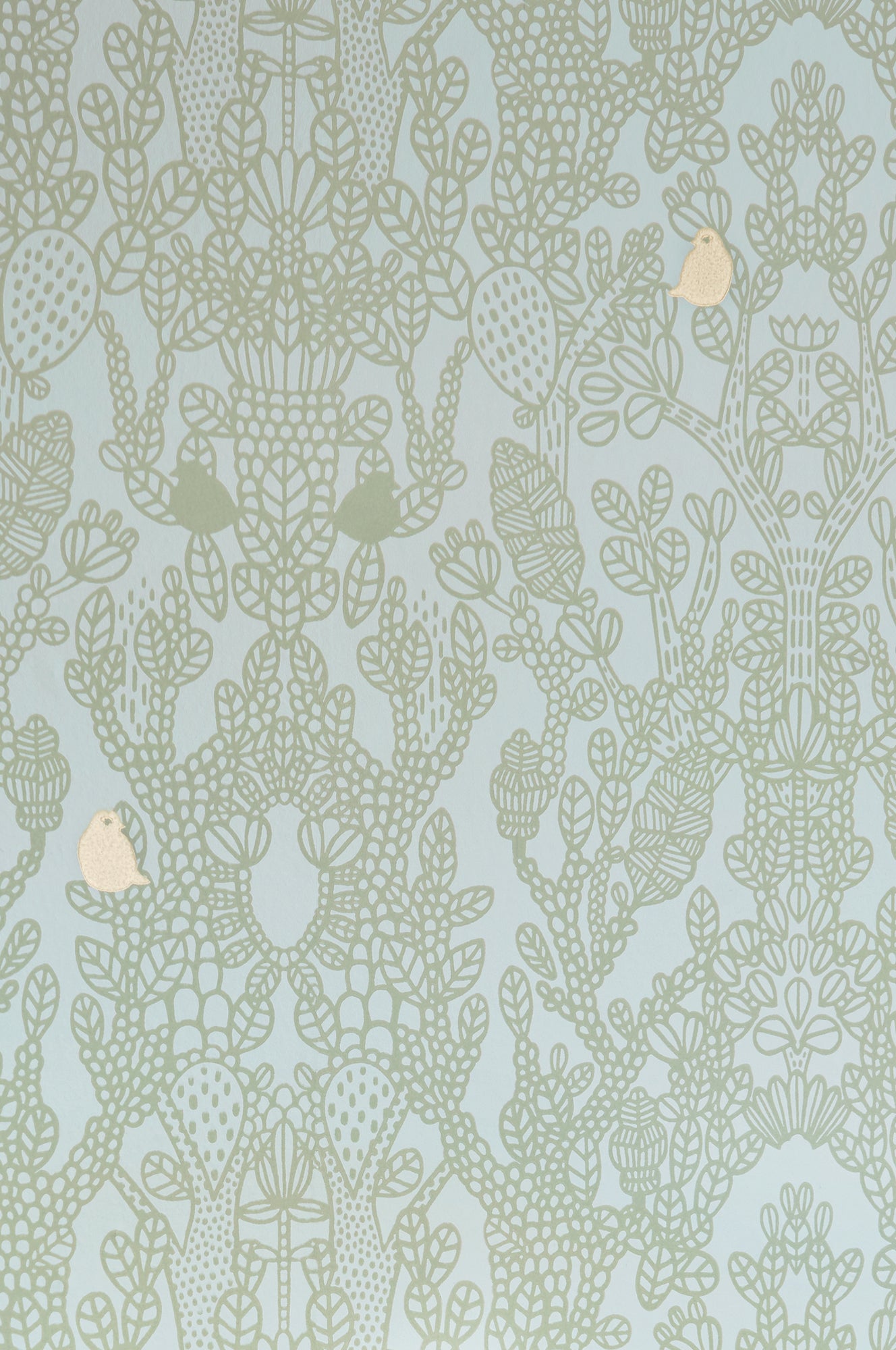 Amelie Green Wallpaper - Majvillan