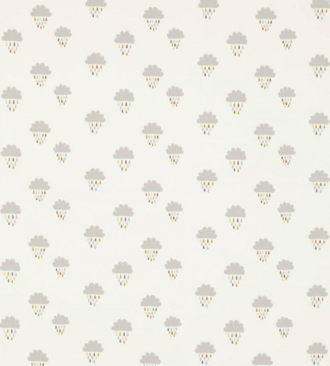 April Showers Fabric - Bourbon / Rubble / Honey