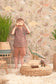 Dinosaur Vibes Sandy Beige Wallpaper - Majvillan