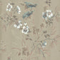 Rosemore Taupe Metallic Luxury Bird Wallpaper - 1838 wallcoverings