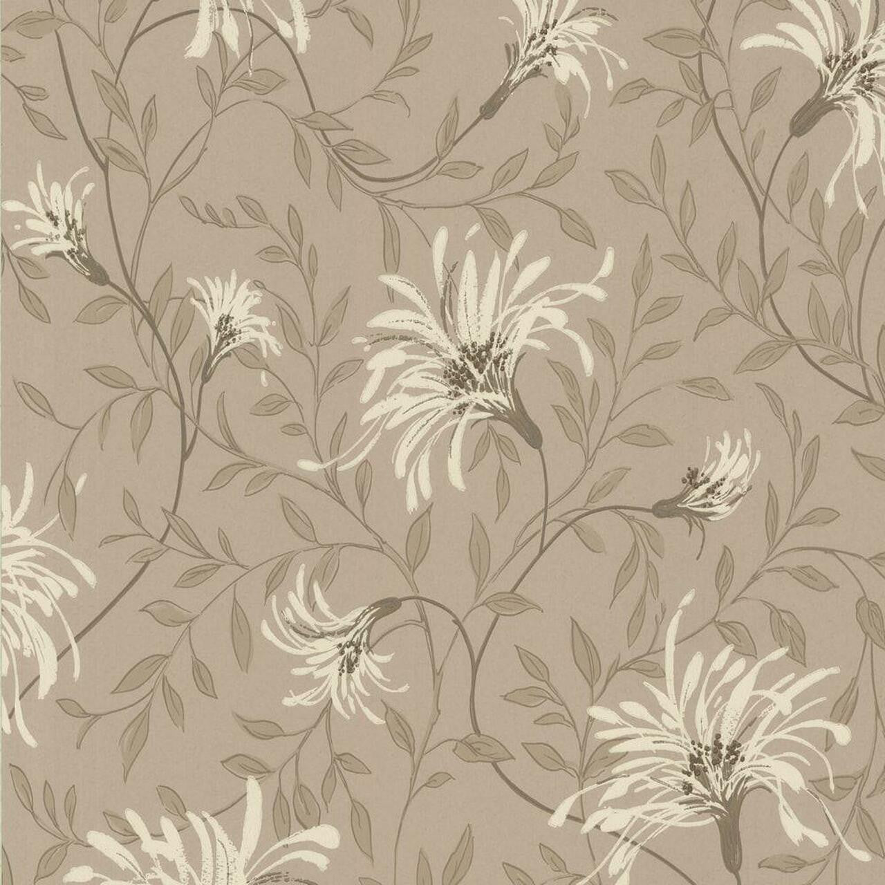 Fairhaven Natural Luxury Floral Wallpaper - 1838 wallcoverings