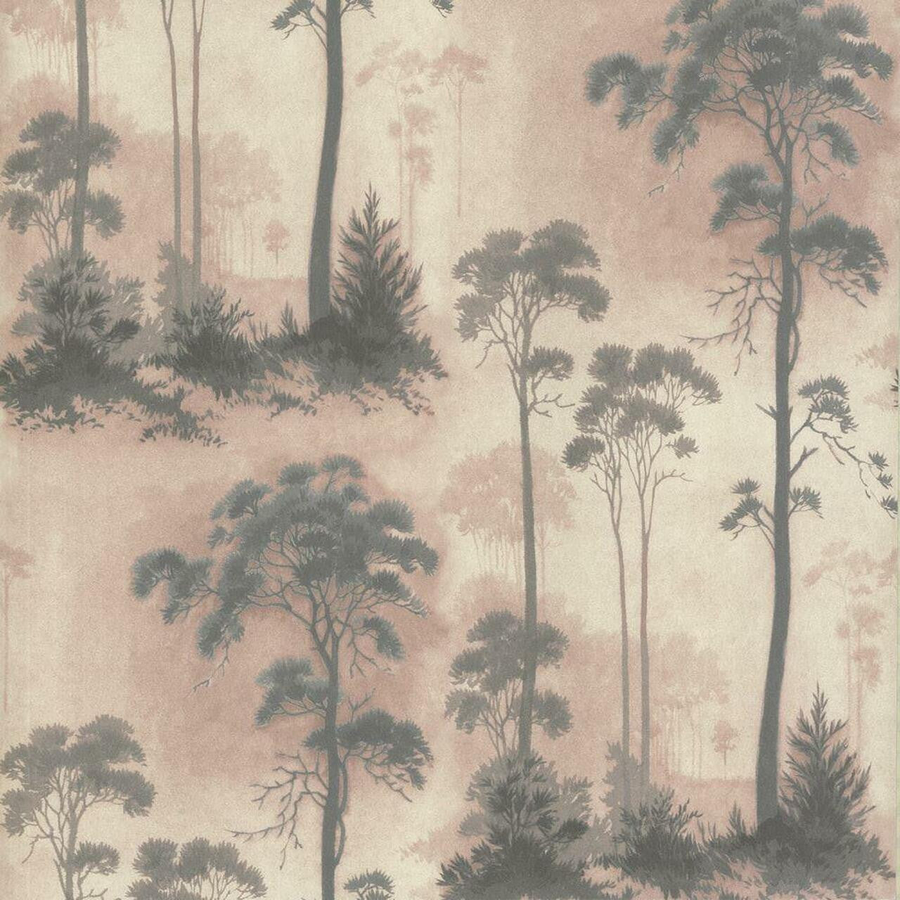 Prior Park Pink Luxury Tree Wallpaper - 1838 wallcoverings