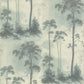 Prior Park Duck Egg Blue Luxury Tree Wallpaper - 1838 wallcoverings