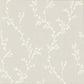 Milton Grey Luxury Leaf Wallpaper - 1838 wallcoverings