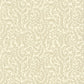 Audley Natural Luxury Leaf Wallpaper - 1838 wallcoverings