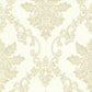 Hampton Ivory Cream Luxury Damask Wallpaper - 1838 wallcoverings