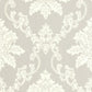 Hampton Grey Luxury Damask Wallpaper - 1838 wallcoverings