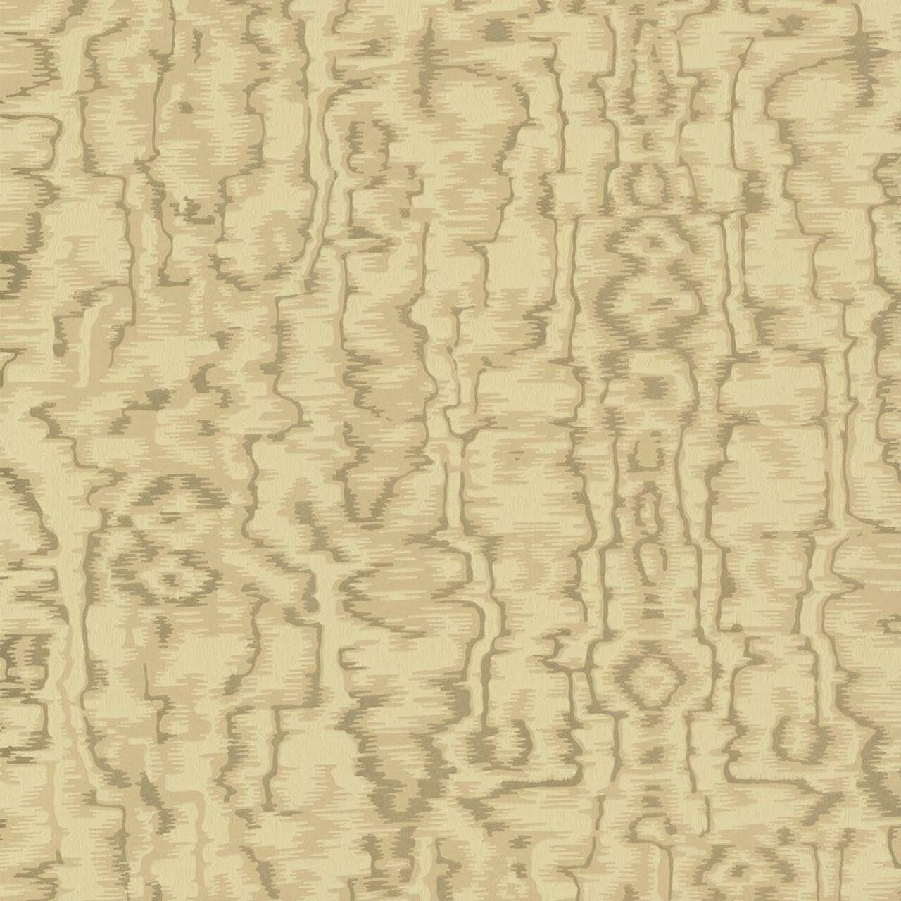 Avington Gold Luxury Moire Wallpaper - 1838 wallcoverings