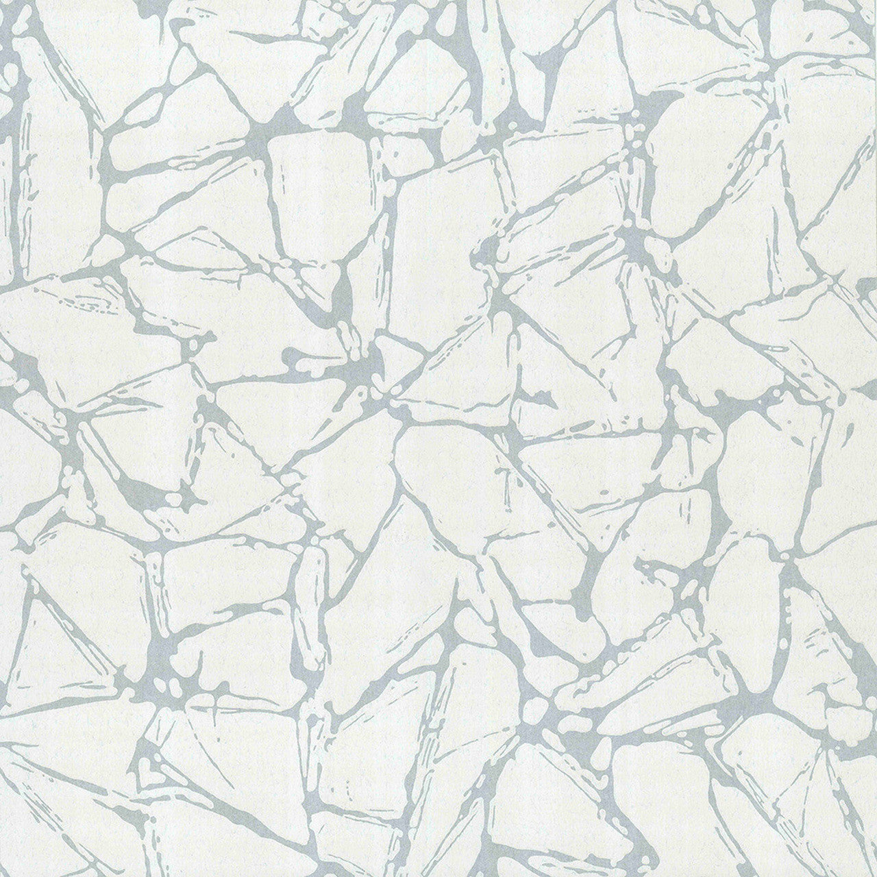 Glaze Silver Luxury Geometric Wallpaper - 1838 wallcoverings