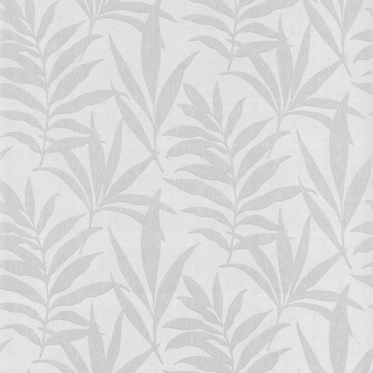 Verdi Silver Luxury Leaf Wallpaper - 1838 wallcoverings