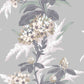 Aurora Mist Grey Luxury Floral Wallpaper - 1838 wallcoverings