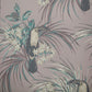 Le Toucan Rose Pink Luxury Bird Wallpaper - 1838 wallcoverings