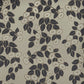 Rosetta Jet Black Luxury Leaf Wallpaper - 1838 wallcoverings