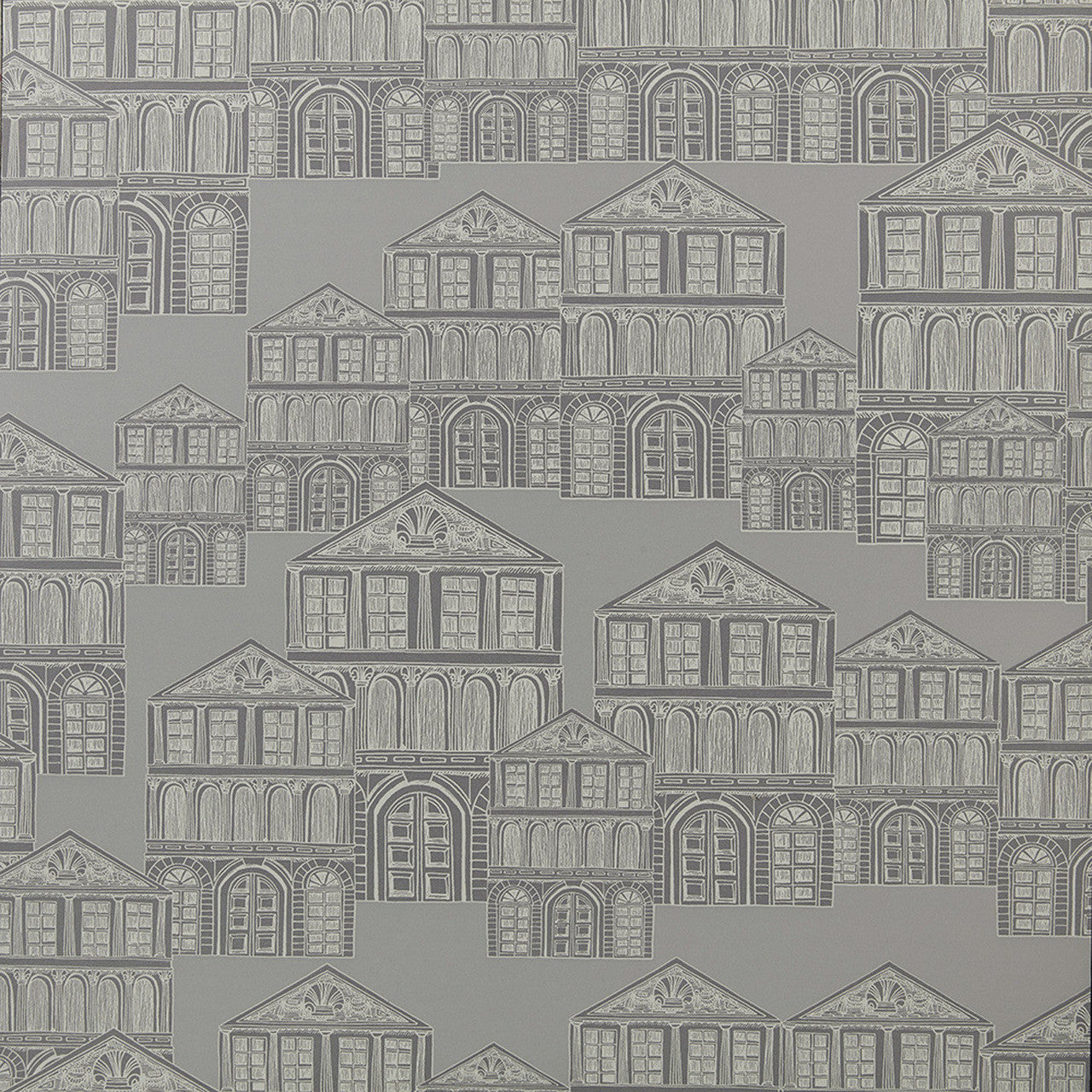 Maison Soft Grey Luxury Patterned Wallpaper - 1838 wallcoverings