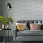 Maison Soft Grey Luxury Patterned Wallpaper - 1838 wallcoverings