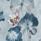 Water Lilies Blue Dusk Luxury Floral Wallpaper - 1838 wallcoverings