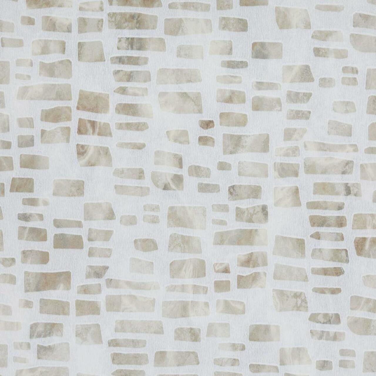 Fusion Pearl Cream Luxury Geometric Wallpaper - 1838 wallcoverings