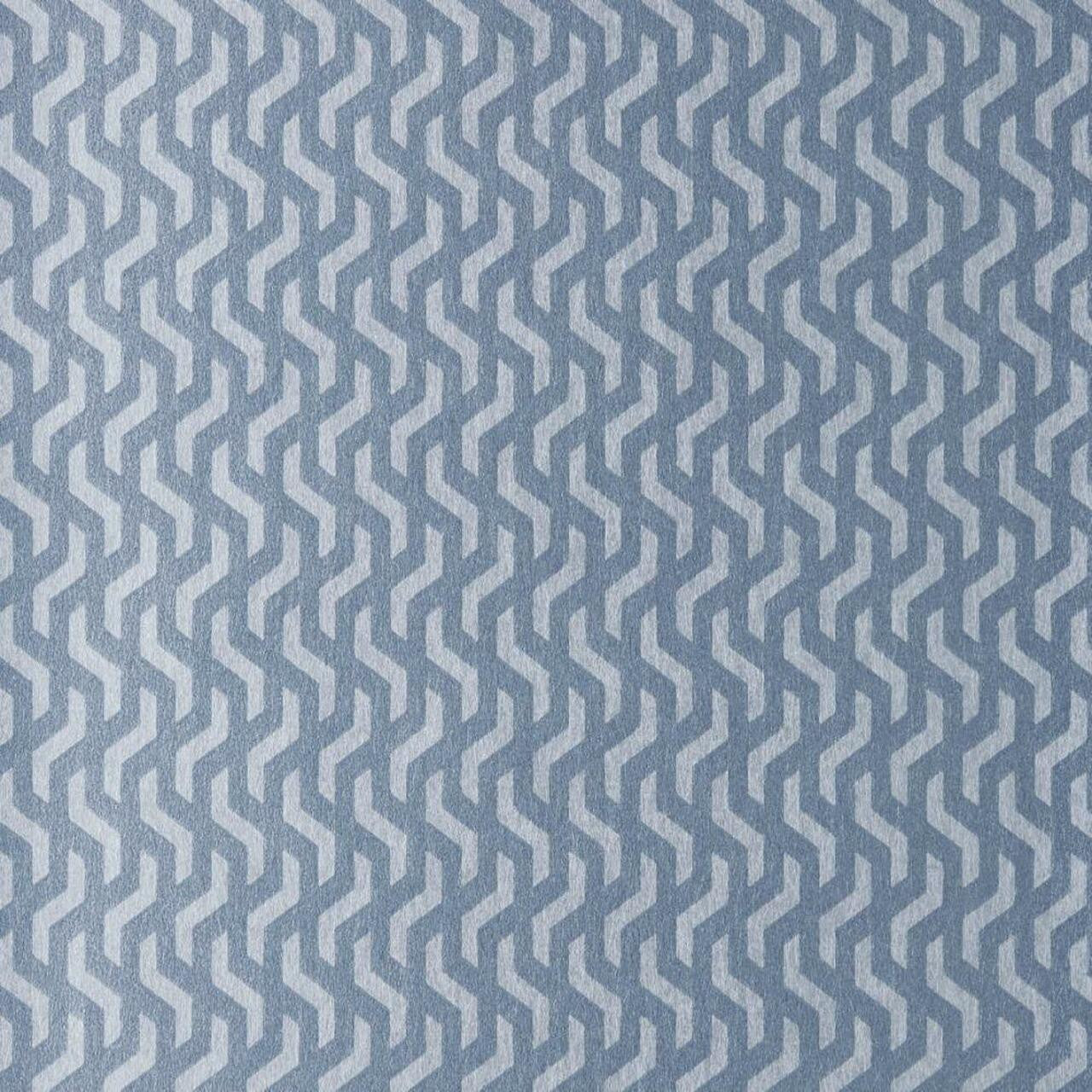 Rattan Blue Dusk Silver Luxury Geometric Wallpaper - 1838 wallcoverings