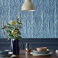 Bramble Blue Dusk Luxury Bead Wallpaper - 1838 wallcoverings