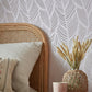 Bramble Chamomile Pink Luxury Bead Wallpaper - 1838 wallcoverings