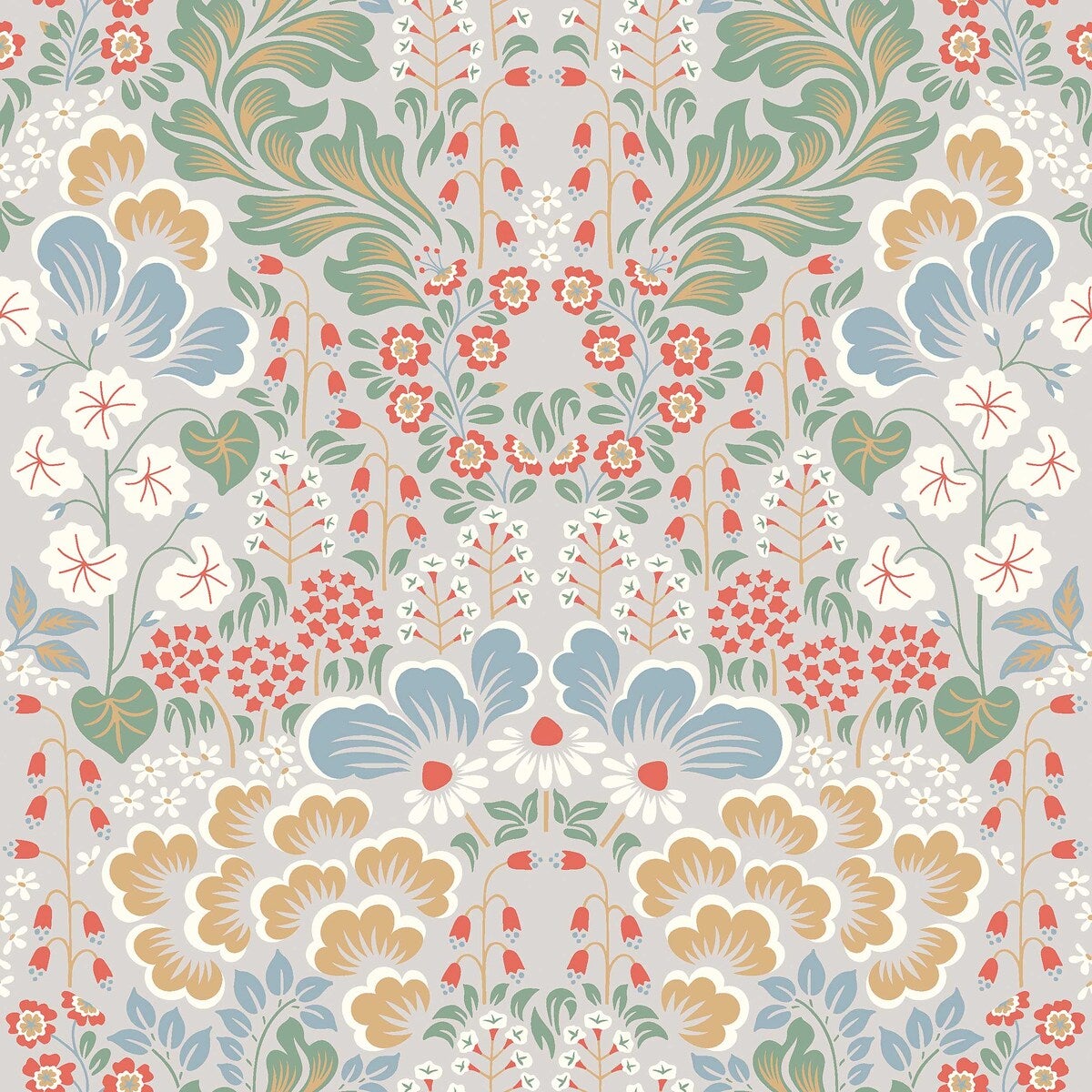 Hanna Werning Blomstervall Wallpaper - Multicolor - Borastapeter