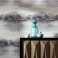 Lakeside Pewter Grey Luxury Landscape Wallpaper - 1838 wallcoverings