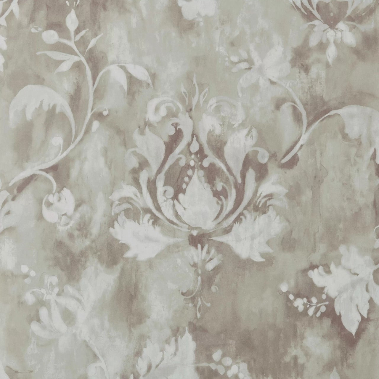 Ornamenta Sand Neutral Luxury Damask Wallpaper - 1838 wallcoverings