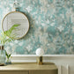 Ornamenta Aqua Green Luxury Damask Wallpaper - 1838 wallcoverings