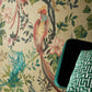 Bird Sonnet Lacquer Luxury Paperweave Wall Mural - 1838 wallcoverings