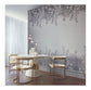 Trailing Magnolia Mist Grey Luxury Floral Paperweave Mural - 1838 wallcoverings