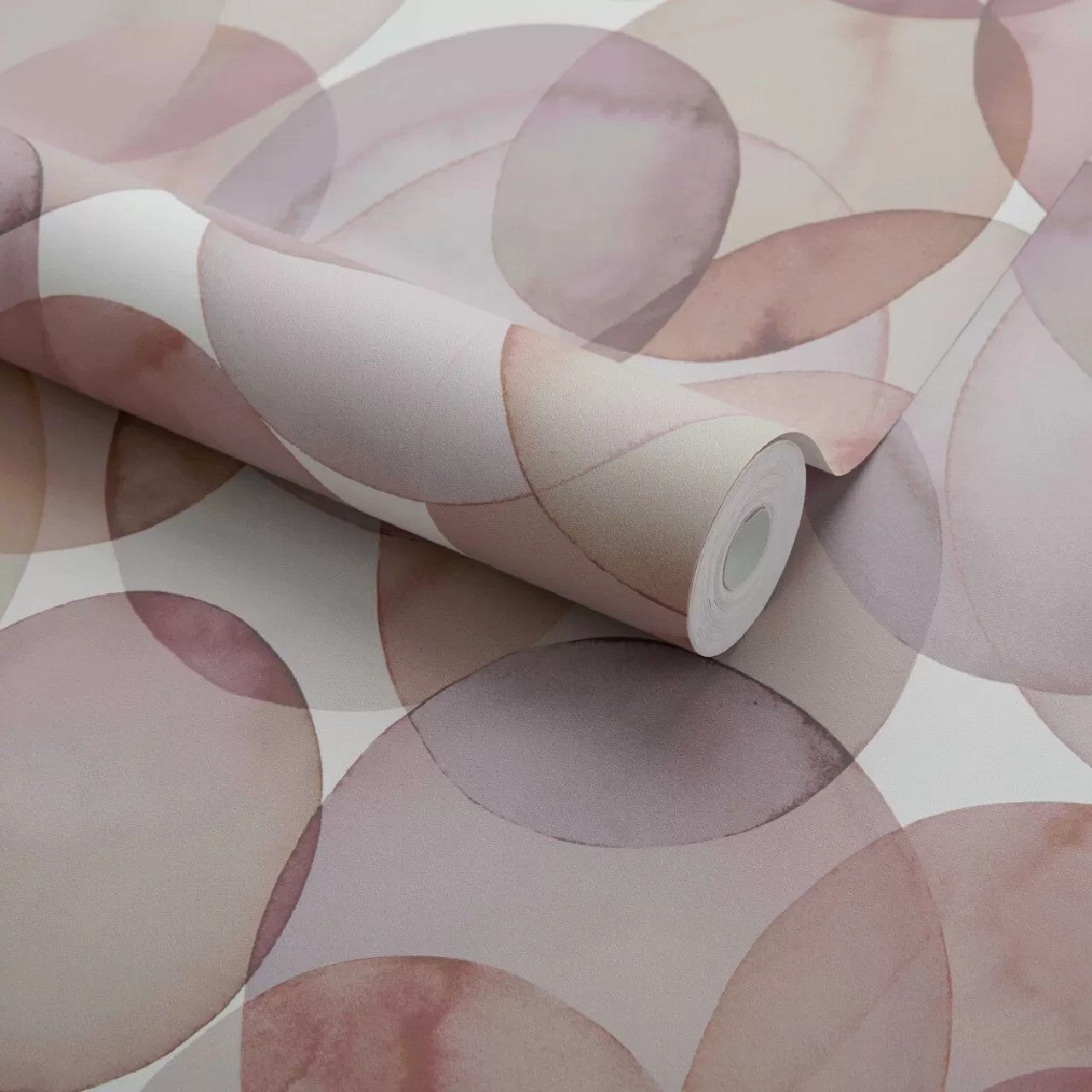 Honesty Shell Pink Luxury Geometric Wallpaper - 1838 wallcoverings