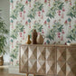 Essence Orchid Pink Luxury Floral Wallpaper - 1838 wallcoverings