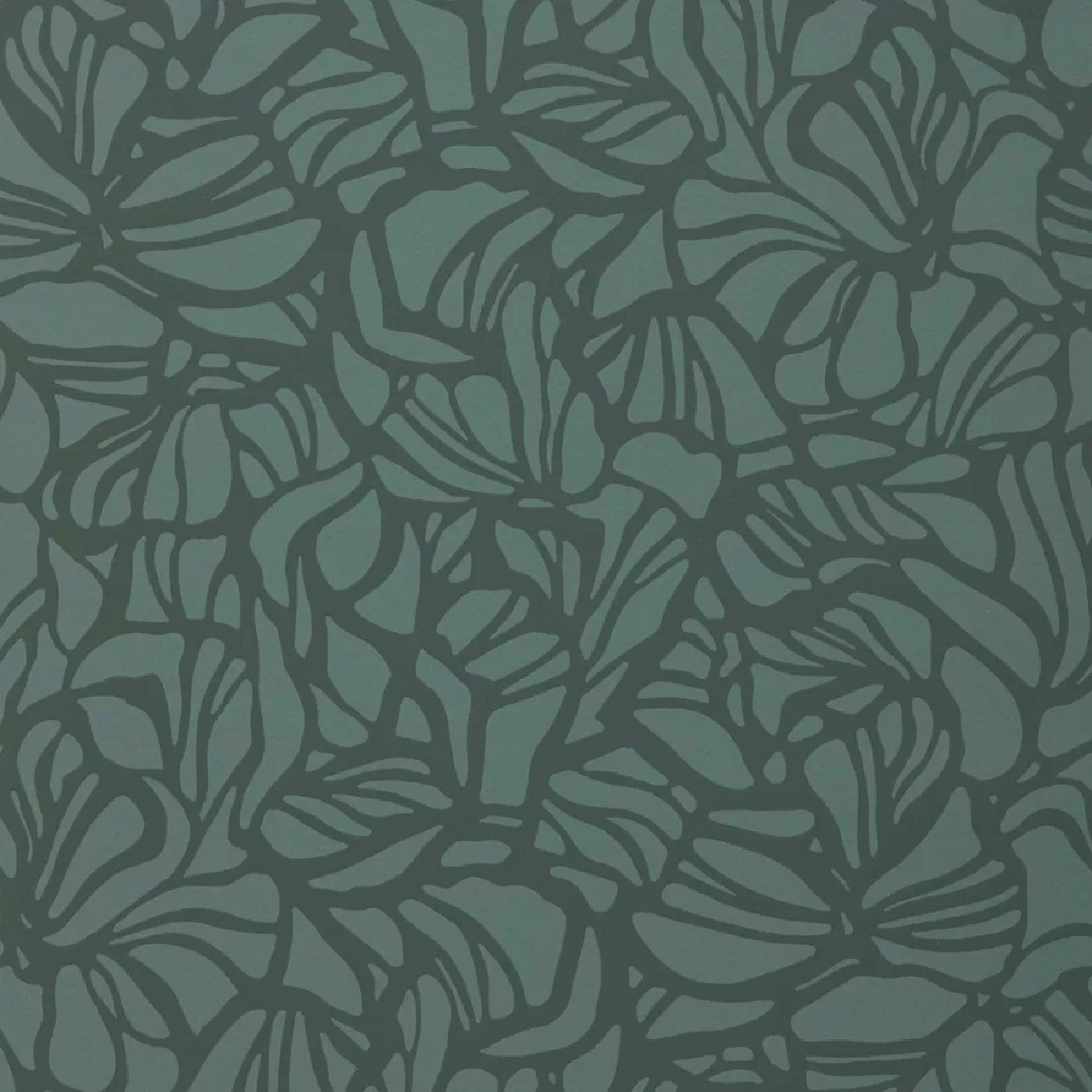 Purity Forest Green Luxury Patterned Wallpaper - 1838 wallcoverings