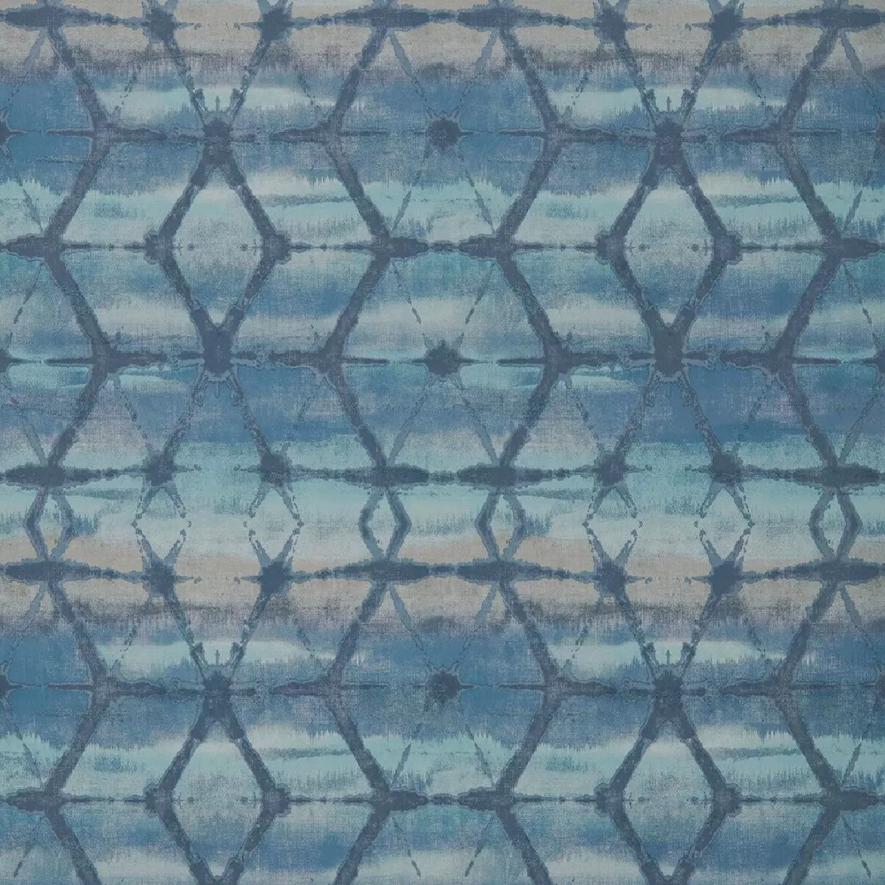 Mineral Agate Blue Luxury Geometric Wallpaper - 1838 wallcoverings